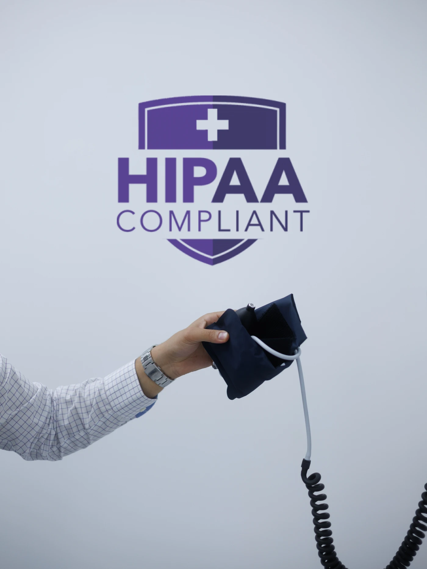 HIPAA compliance marketing graphic by Orbis Media